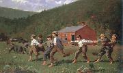 Winslow Homer snap the whip painting